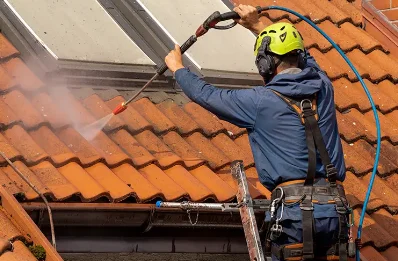 Démoussage et hydrofuge de toiture aux Gets